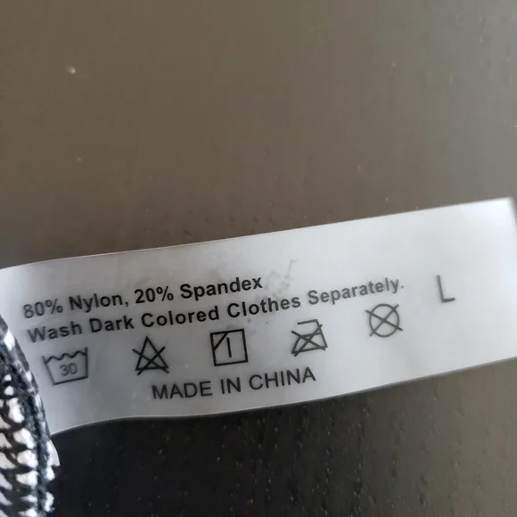 Black Fringe Swim bottom Women's Size Large - Picture 4 of 6